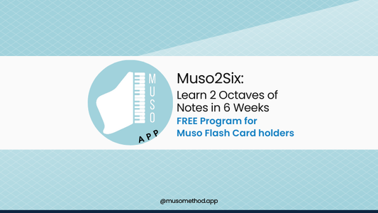 Free Muso2Six eProgram: Learn 2 Octaves of Notes in 6 weeks online!