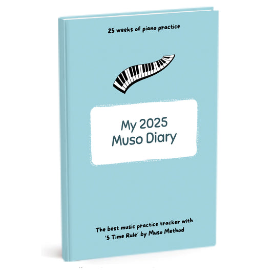 (Pre-Order) Muso PIANO Diary: Track & Color Your Daily Practice!