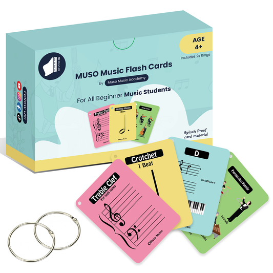 [Indonesia only] Muso-Method Flash Cards for beginner music students - free shipping